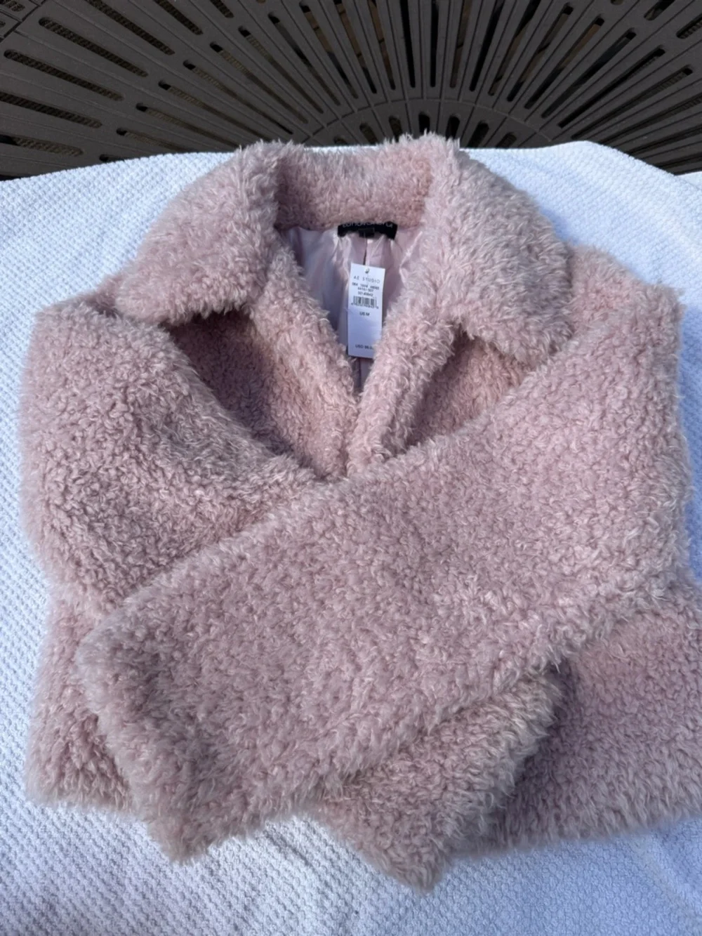 AE studio Teddy Bear Jacket, NWT, Sz med - Picture 8 of 8